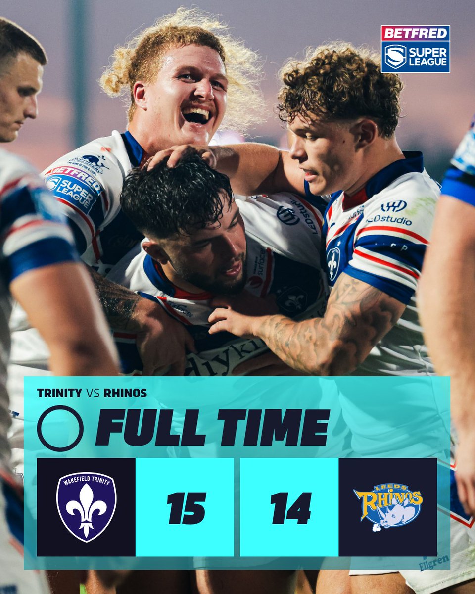 TRINITY AT THE DEATH 🤩

#SuperLeague