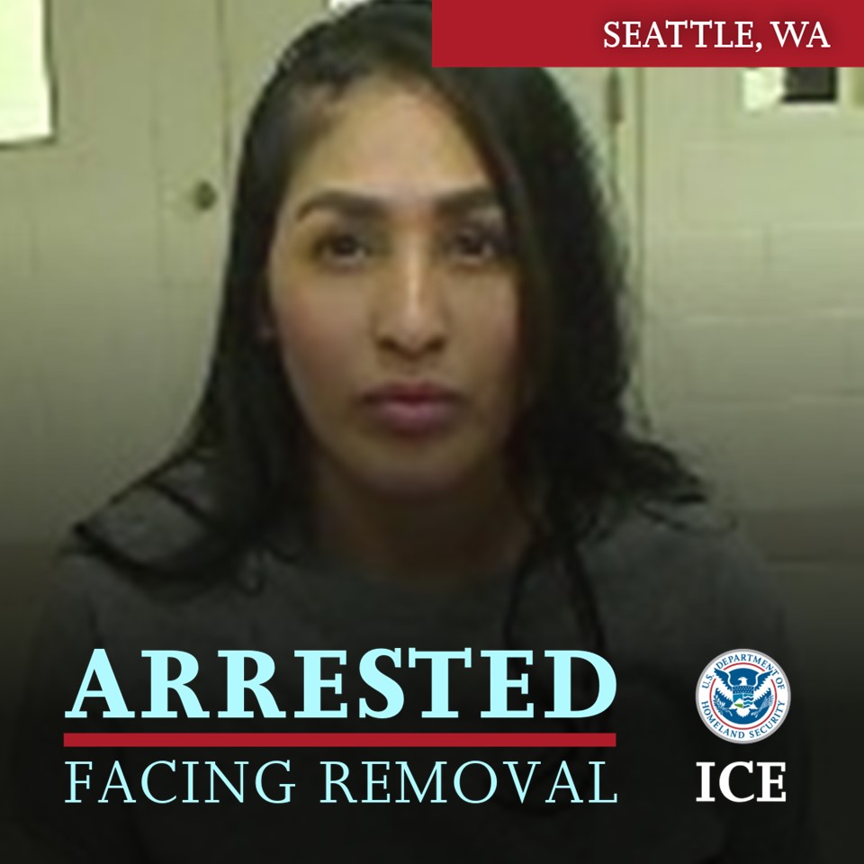 ICE Seattle (@eroseattle) on Twitter photo Gabriela Rivera-Mecott, 35, is a citizen of Mexico arrested by <a href="/EROSeattle/">ICE Seattle</a> following her release from federal prison where she served a 24 month sentence for drug trafficking. Rivera will remain in ICE custody pending removal proceedings. Gabriela Rivera-Mecott, 35, is a citizen of Mexico arrested by <a href="/EROSeattle/">ICE Seattle</a> following her release from federal prison where she served a 24 month sentence for drug trafficking. Rivera will remain in ICE custody pending removal proceedings.
