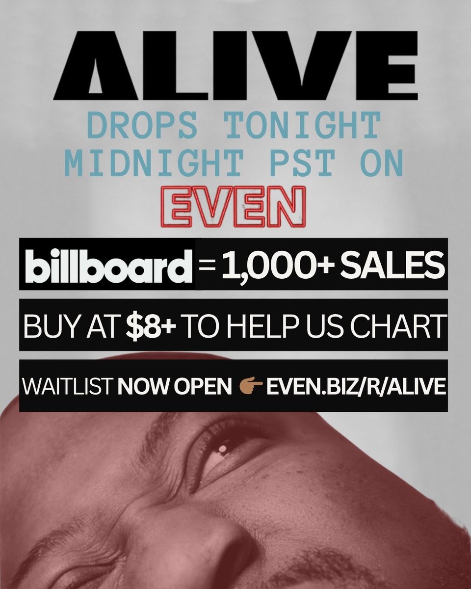 varnellhill_'s tweet image. Tonight is my big night…
ALIVE ep drops at midnight pst…
All Independent
All me…All my soul
My most personal work
I want your reactions
1st time I ever made a goal sheet too, thanks @Jojo_Jk1997 for the idea
Also thanks @LetsBeGoodHuman for helping out!
Even.biz/r/alive