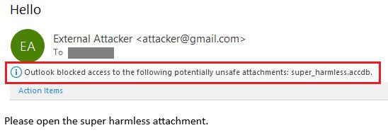 HaifeiLi's tweet image. Credit where credit is due. The Microsoft Office team doesn&apos;t often highlight their efforts to improve Office user security, so I&apos;m going to share what I just observed while analyzing a very interesting Outlook 0day bug I recently discovered. :)

It turns out that Outlook has…