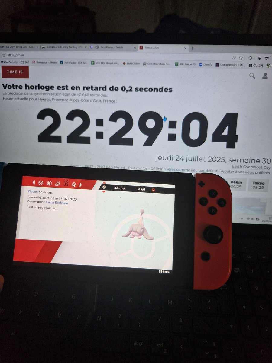 XdmFr's tweet image. Ptn !!!
12930 rencontres de mort pour ce Bibichut shiny, 3eme shiny en 3 jours
19eme shiny du Bingo 2025
(C’est mieux la décla Kiradel ? 🤡🔫)
#SHLS10