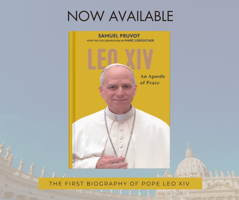 isdistribution's tweet image. Now Available: This first biography of Pope Leo XIV, translated from French, explores his life, pastoral vision, and early papacy
isdistribution.com/BookDetail.asp…
#PopeLeoXIV #LeoXIV #Catholic #CatholicChurch #biography