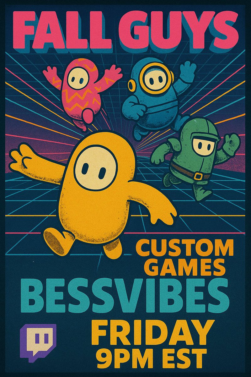 Bess (@bessvibes) on Twitter photo FALL GUYS CUSTOMS
-Tomorrow 9pm est
-Creators/Communities Welcome
-Featuring: <a href="/PhotoshopWiz/">PhotoshopWiz</a> <a href="/DreadedZombieTV/">DЯEADEDZOMBIE🧟</a> <a href="/ItzDribz/">Dribz</a> <a href="/ZachJPat/">Patty Smacks</a> & others.
-If you and your communities would like to play feel free to message me. FALL GUYS CUSTOMS
-Tomorrow 9pm est
-Creators/Communities Welcome
-Featuring: <a href="/PhotoshopWiz/">PhotoshopWiz</a> <a href="/DreadedZombieTV/">DЯEADEDZOMBIE🧟</a> <a href="/ItzDribz/">Dribz</a> <a href="/ZachJPat/">Patty Smacks</a> & others.
-If you and your communities would like to play feel free to message me.