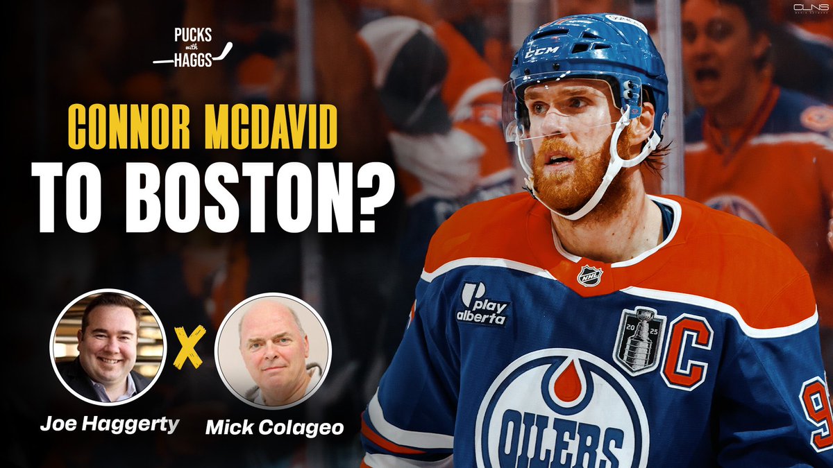 BruinsCLNS's tweet image. 🚨BRAND NEW PUCKS WITH HAGGS🚨
@HackswithHaggs & @MickColageo discuss
-If the Bruins SHOULD GO after Connor McDavid & Mick explains why he thinks ITS NOT a good match
-Plus Joe explains why he BELIEVES Jack Eichel could be a Bruins
📺: youtu.be/L7mxoJfNyD8?si…