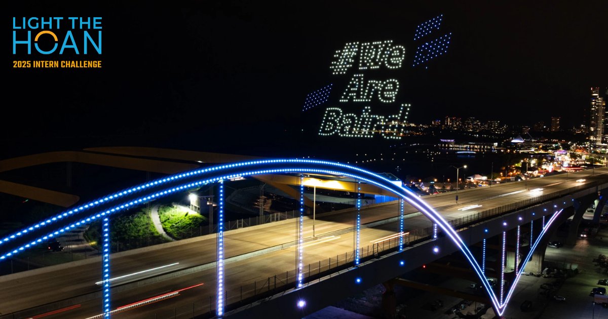 Baird Interns are participating in the fifth annual @LighttheHoan Intern Challenge. We invite you to show your support by voting for our light show. Voting closes on July 25 at 10:00 AM. bit.ly/3B0leHk #internchallengeMKE #lightthehoan