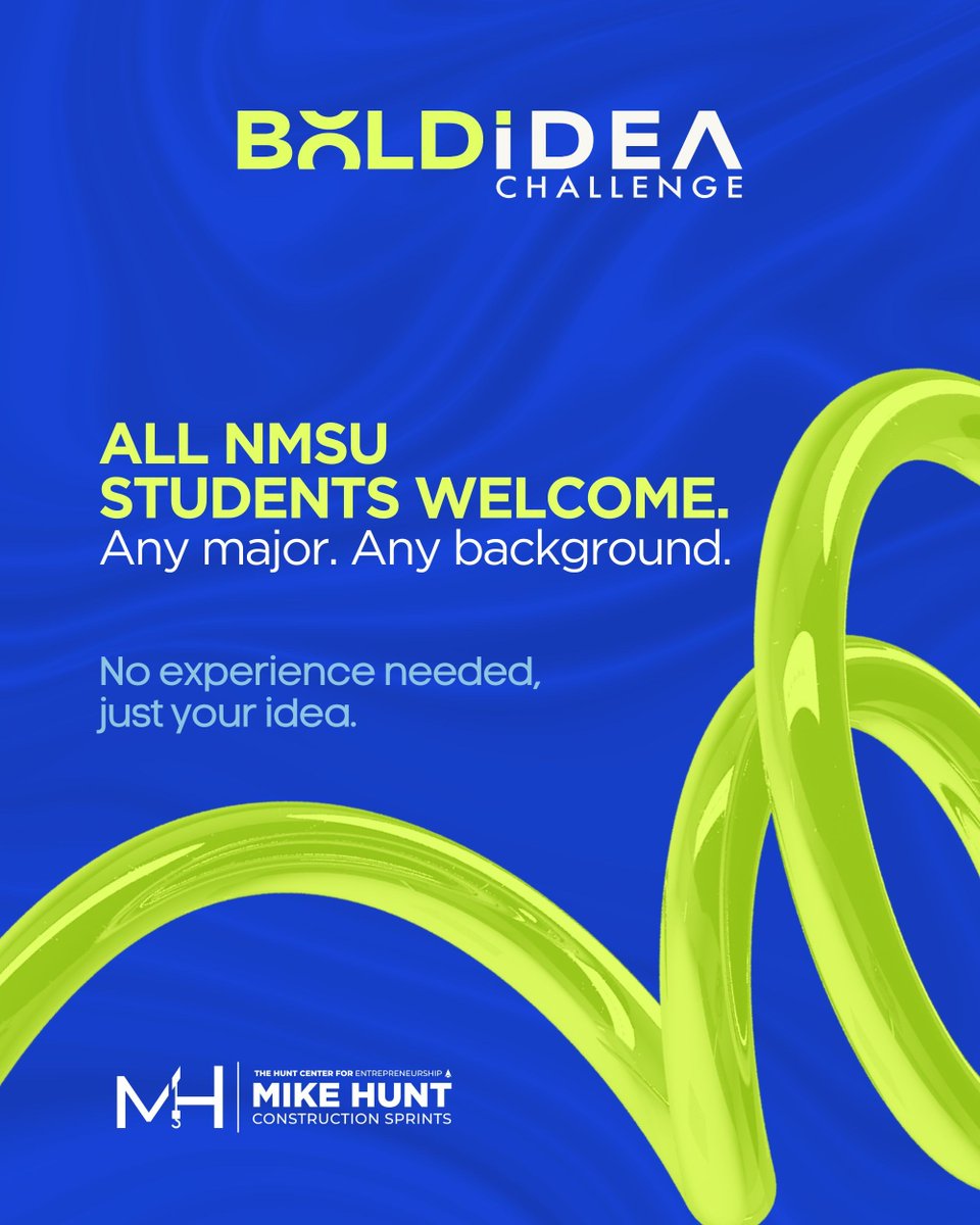 ATI_Arrowhead's tweet image. Got an idea you’ve been thinking about? This is your chance to do something with it. The Bold Idea Challenge is for students who want to take that first step — no pitch deck, no business background, just a bold idea and the drive to explore.
Start here: buff.ly/qDKh0pk