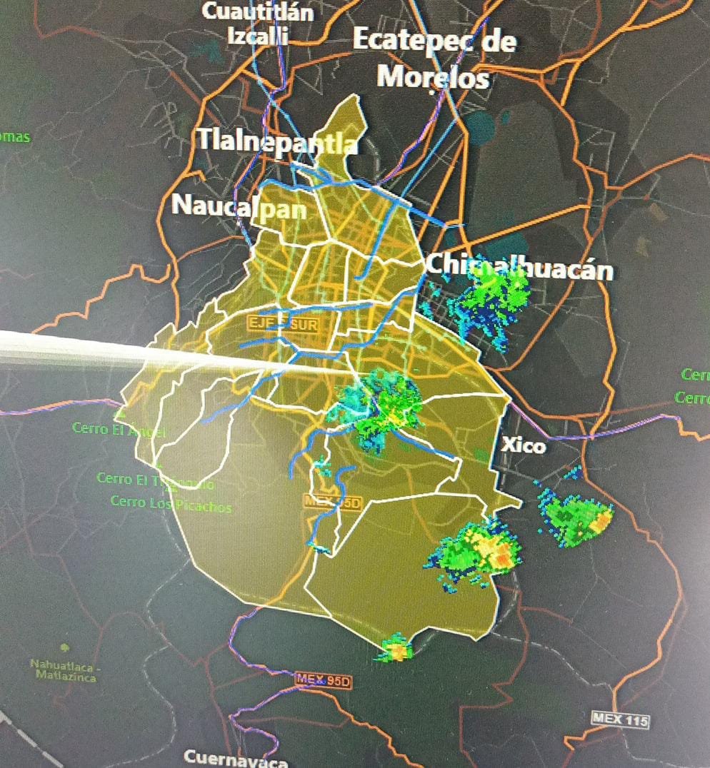 #Tlaloque⛈️ #Almomento se presentan lluvias ligeras en📍<a href="/AlcMilpaAlta/">Alcaldía Milpa Alta</a>, <a href="/XochimilcoAl/">Alcaldía Xochimilco</a>, <a href="/Alc_Iztapalapa/">Alcaldía Iztapalapa</a> y <a href="/TlahuacRenace/">Alcaldía Tláhuac</a>.
Recomendamos tomar sus precauciones.☔️

#OperativoLluvias2025🌧️