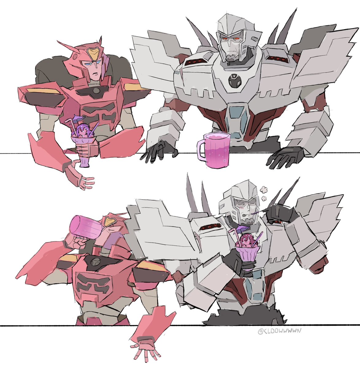 Clowwwwwwwwwn's tweet photo. break time

#EarthSpark #Megatron #ElitaOne https://t.co/fSGZ4o5OyZ