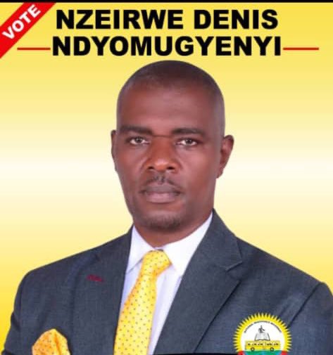 Vok895's tweet image. Denis Nzeirwe has officially been declared C/M LC5 NRM Flag Bearer for Kabale District defeating closest rival Nelson Nshangabasheija #VOKNews