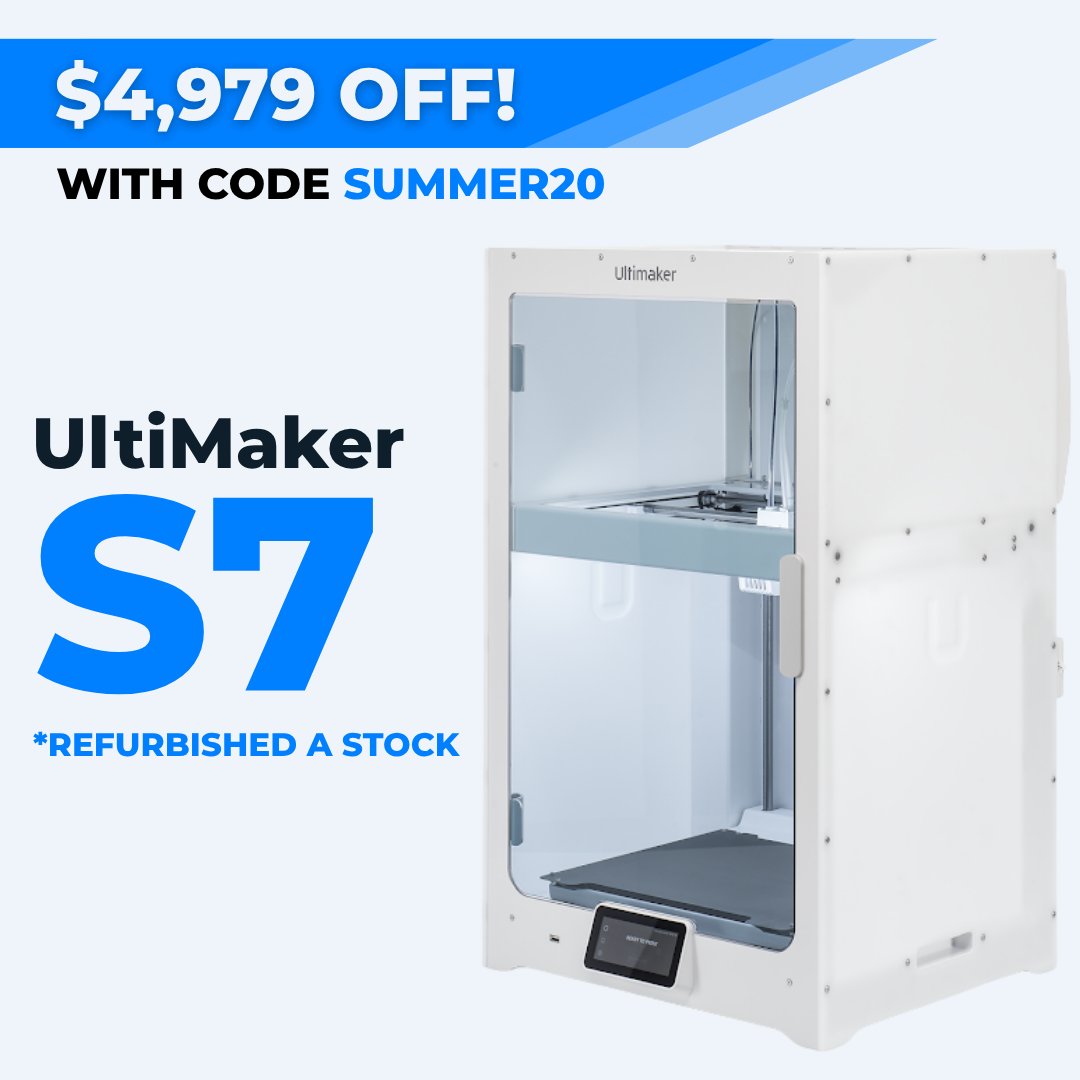 MatterHackers's tweet image. Last chance! Summer Clearance ends tonight. Huge savings on 3D printers, filaments, and more. Shop now—these deals are gone at midnight!
matterhackers.com/r/7rYsiQ
#MatterHackers