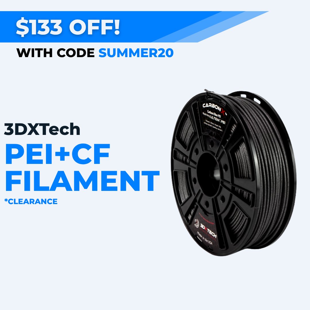MatterHackers's tweet image. Last chance! Summer Clearance ends tonight. Huge savings on 3D printers, filaments, and more. Shop now—these deals are gone at midnight!
matterhackers.com/r/7rYsiQ
#MatterHackers