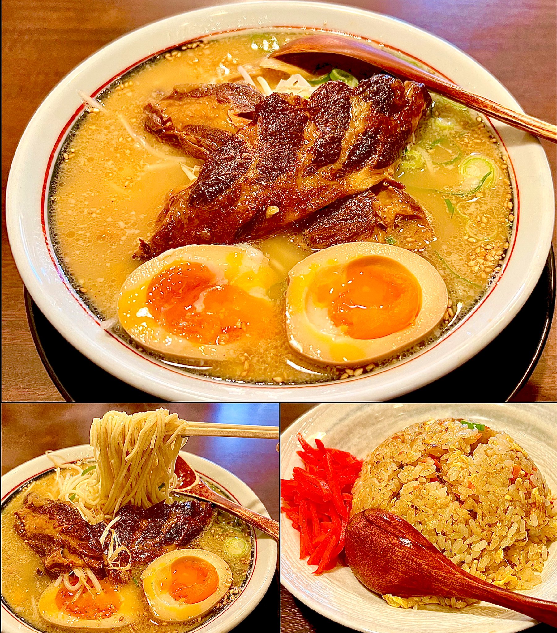 （茶うす)【廃版・希少】横浜ウッド ラーメンドンブリ 天然木 １個 まる） on X: 