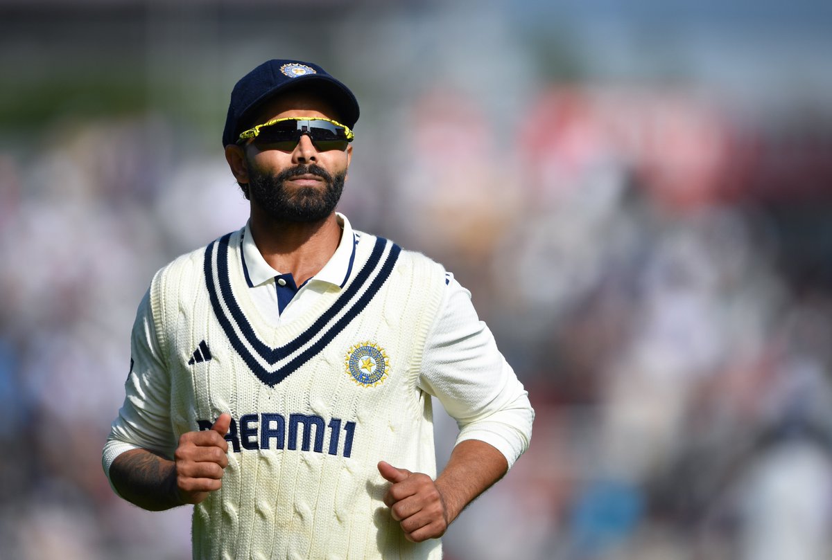 Ravindra Jadeja made the breakthrough for <a href="/BCCI/">BCCI</a>  dismissing Zak Crawley for 84 #ENGvINDTest