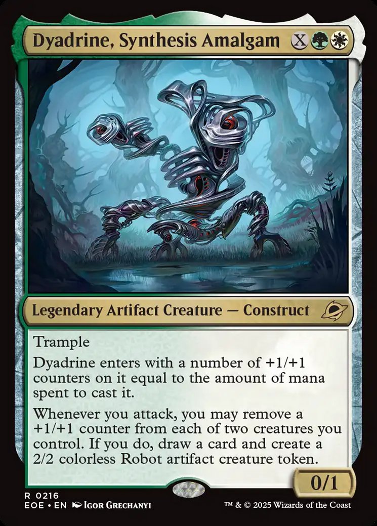 ManaCurves's tweet photo. Catch me slinging spells and debuting my Dyadrine CMDR deck tonight on stream at 6 PM ET! I hope to see you there! 

Sponsored by @moxfieldmtg and @CardGardenMTG! https://t.co/m9n1g0b6fj