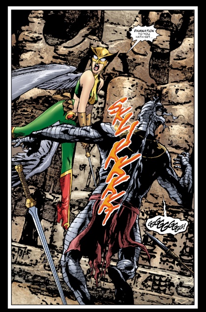 dinahspolly's tweet image. The last issue of Simonson Hawkgirl was actually pretty good! This sequence in particular went hard