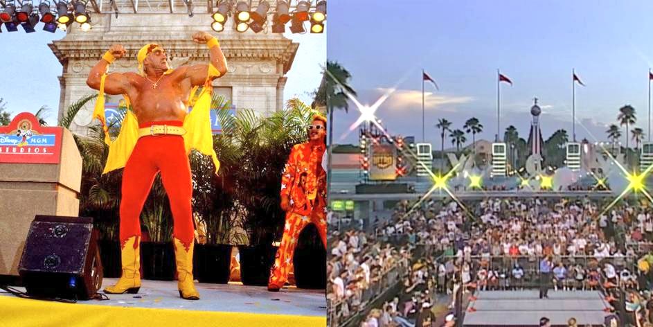 ChazzStark's tweet image. I encountered Hulk Hogan once. My family and I were at Disney World for my birthday in November of '90. He was walking toward us, surrounded by probably 300 people who were pushing just to get a look at him. He was 6'7", so you could see him towering over the crowd. He was…
