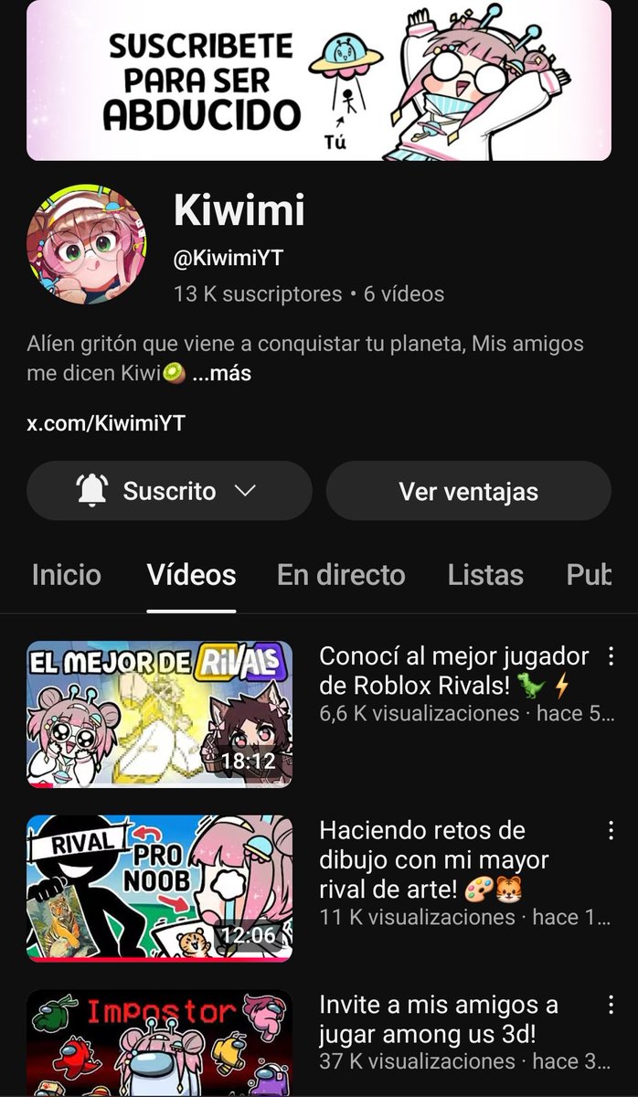 FCrown170's tweet image. Gente @KiwimiYT llego a los 13K felicidades para ella que se lo merece y cada vez esta mas cerca de los 20 K