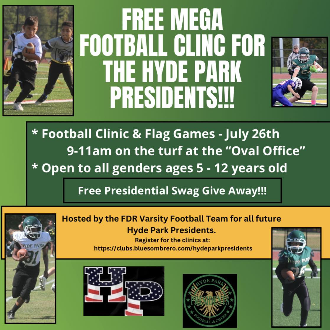 Was hoping we would get the session in but the heat has hung on tough. Canceled tonight due to NYS Heat Index. We will see you Saturday for the Youth Clinic. We will run a session after from 11-12 noon! <a href="/athleticshpcsd/">Hyde Park Athletics</a> @dr_p_roman