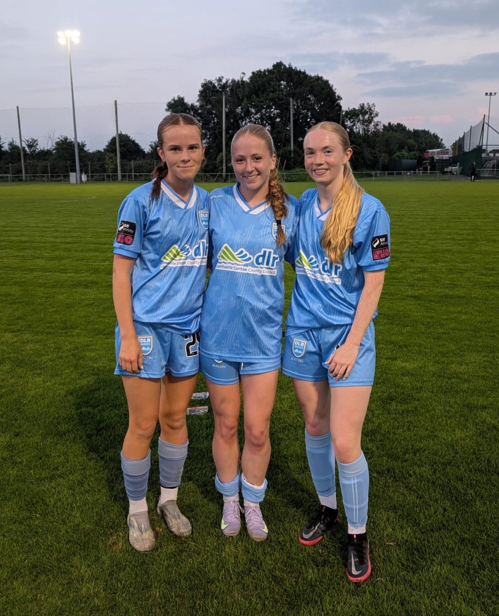Well done to academy players Amber Cullen, Erin Moore and Megan Doyle (making her senior debut) All girls put in a strong second half performance in tonight's senior friendly in Greenogue.