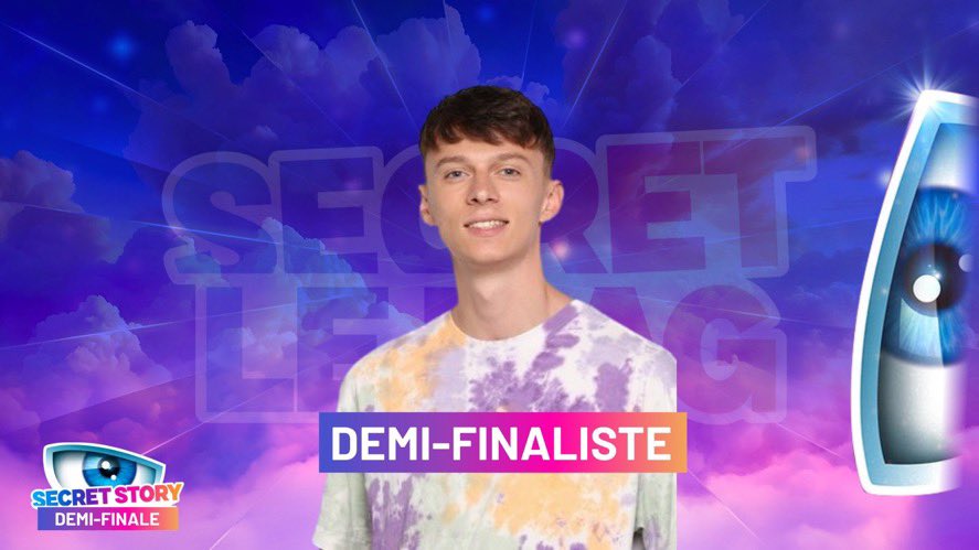 LeMagSecret's tweet image. L&apos;habitant demi-finaliste de #SecretStory est :

👁️ ETHAN

Bravo 🎉