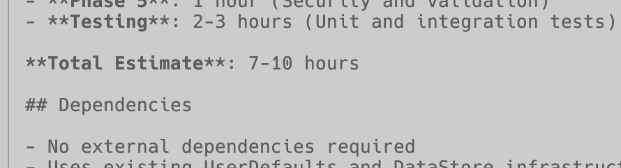 RailsQuest's tweet image. Claude has mastered the art of "under sell and over deliver" when it comes to time estimates
Claude: it will take 7-10 hours
Claude, 3 minutes later: Done!
