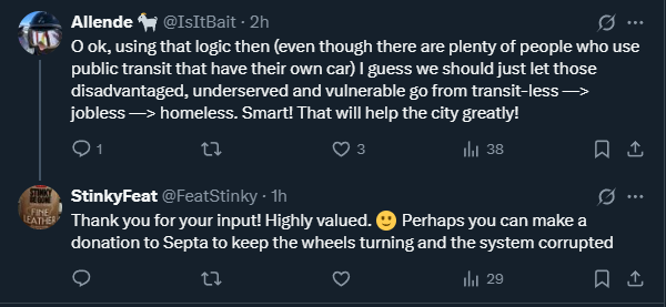 PhillyCrumb's tweet image. If you haven't given Septa your money directly, you are part of the problem.