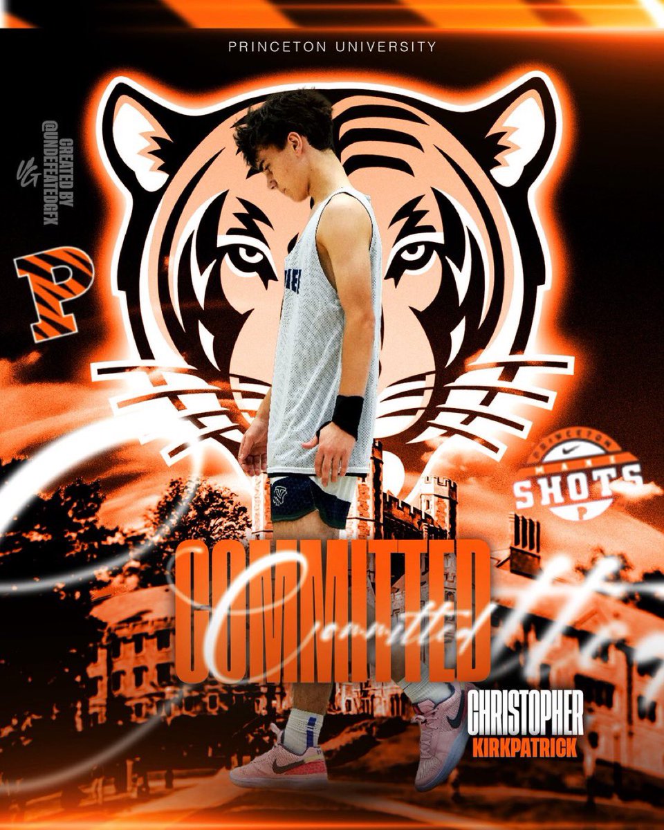 Sports4Illinois's tweet image. Chris Kirkpatrick has committed to Princeton University🟠⚫️ @cmk4_ @FundamentalUA @NewTrierBBB
