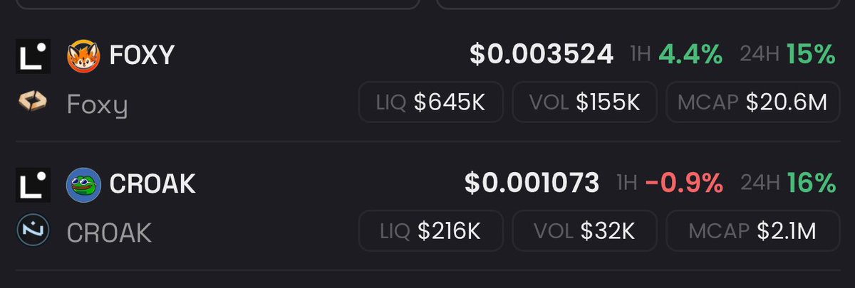$LINEA Airdrop is coming soon and we really need a memeseason on Linea🪂

There are not so many good memes on Linea rn. 

My current picks:
<a href="/FoxyLinea/">Foxy 🦊</a> - $FOXY
<a href="/CROAK_on_linea/">CROAK by Efrogs</a> - $CROAK

But we really need new memes for easy 10x-30x!