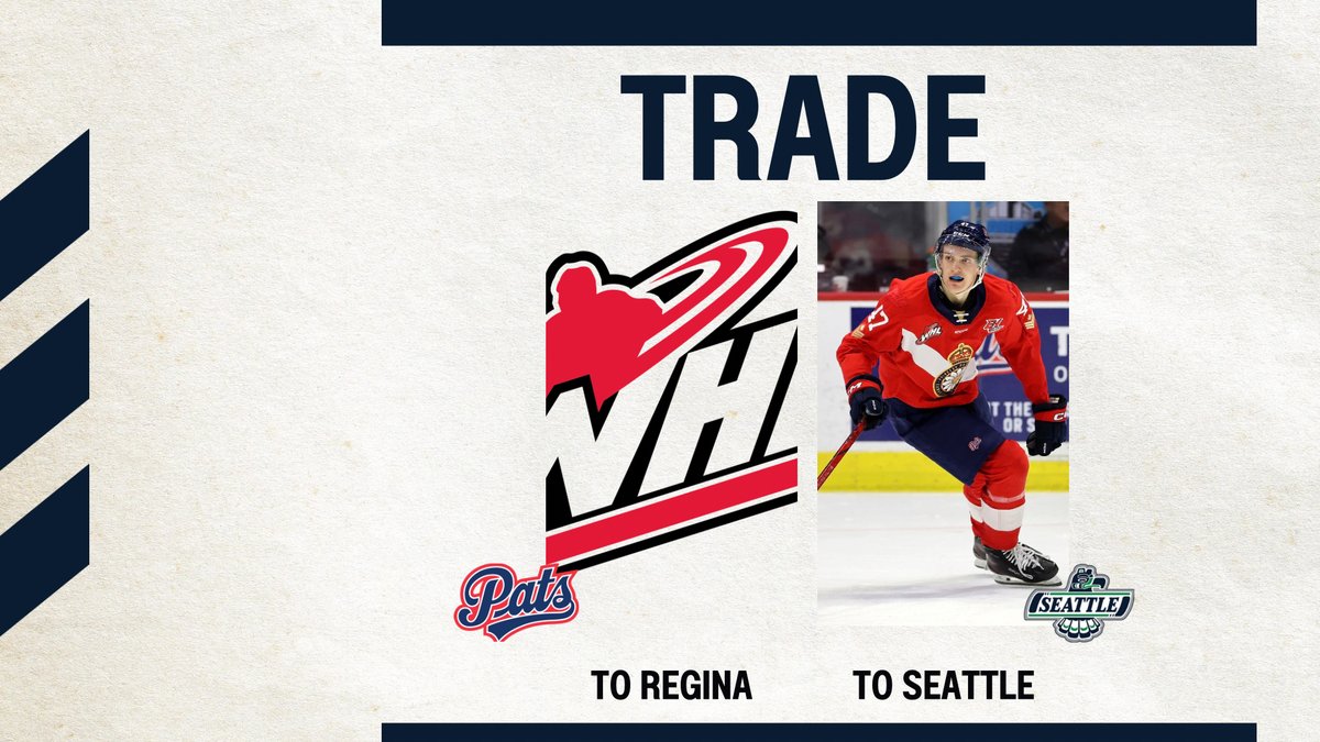 SeattleTbirds's tweet image. TRADE: The Thunderbirds have acquired center Cameron Kuzma from the Regina Pats in exchange for a third round pick in the 2027 WHL Prospects Draft.
Welcome to the Birds Cameron!
🔗 bit.ly/44Nak6j