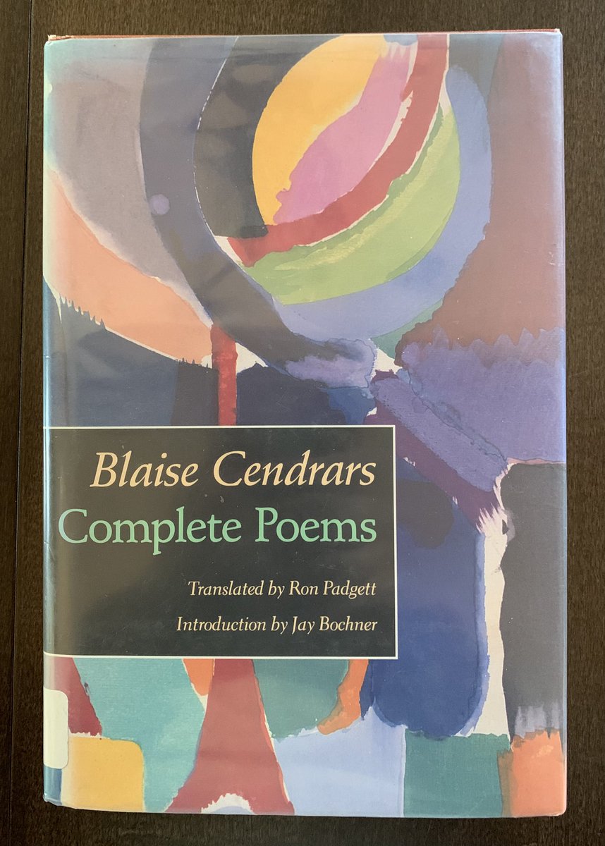 PatrickKerin1's tweet image. Enjoying reading the Complete Poems of Blaise Cendrars: Swiss-French poet, novelist, traveler, adventurer, French Foreign Legion veteran of WW1 (lost his right arm in combat)--the writer John Dos Passos called him the &quot;Homer of the Trans-Siberian&quot; (Railway). #modernism #poetry