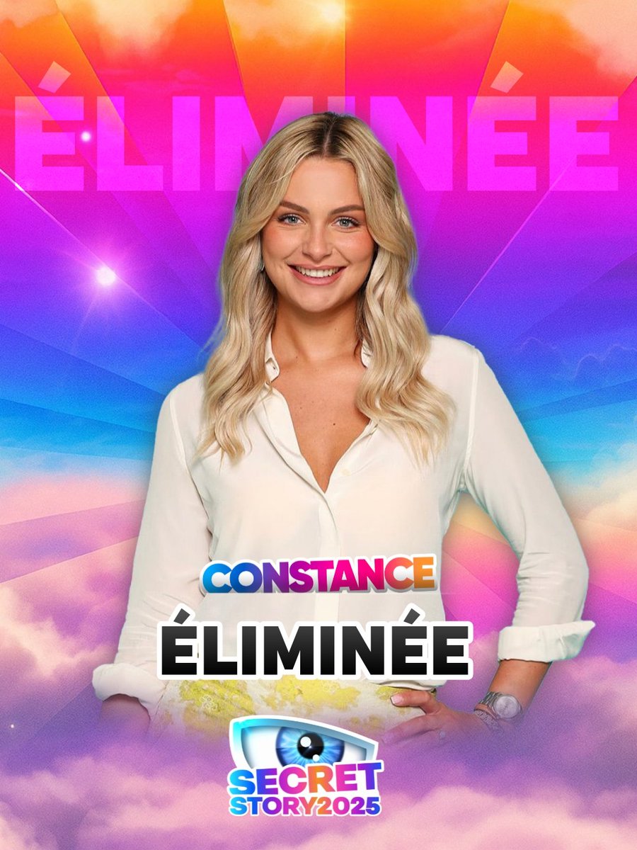 SecretStory2O25's tweet image. Constance est éliminée…

#SecretStory