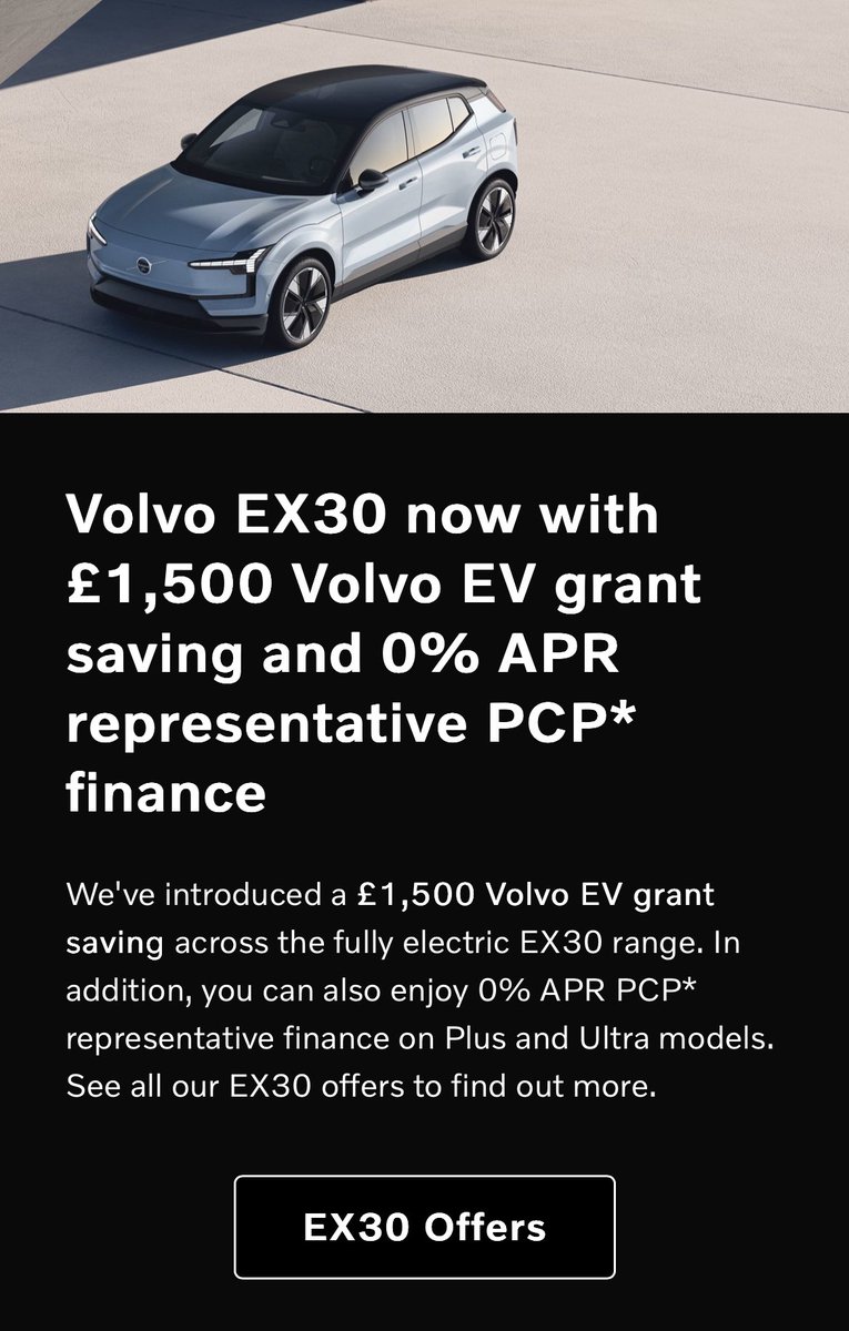 LookingBack22's tweet image. It begins… @Volvo clearly know that their Chinese made ev’s won’t qualify for the full £3750 #evGrant so are “subsidising” them.