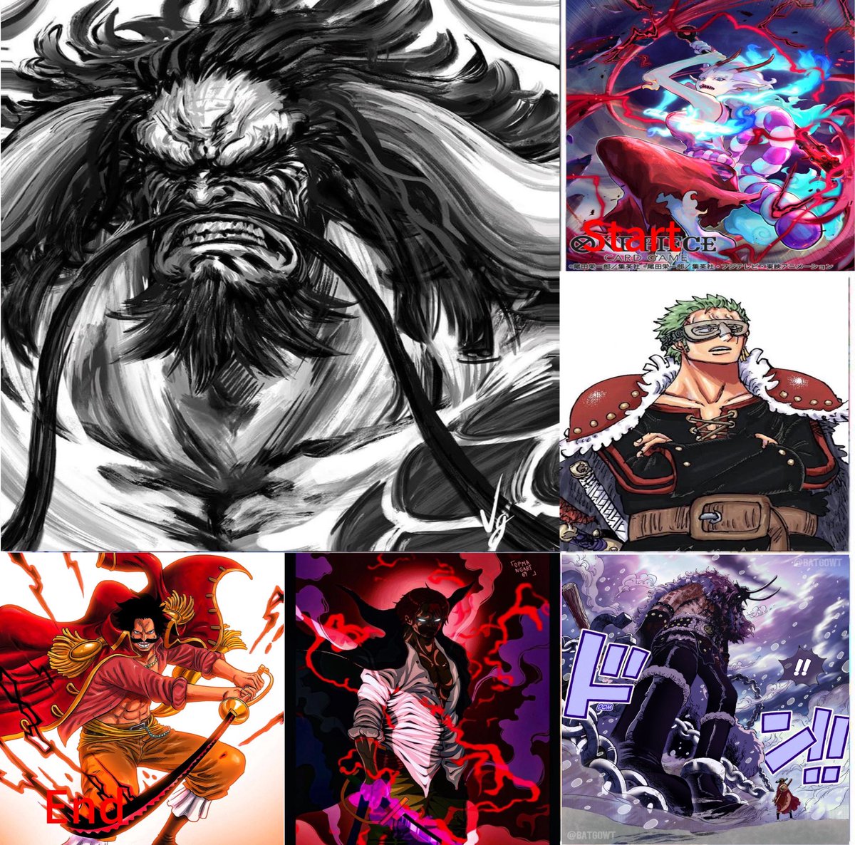 Jaydan133's tweet image. The world strongest creature kaido runs the gauntlet where does he stop