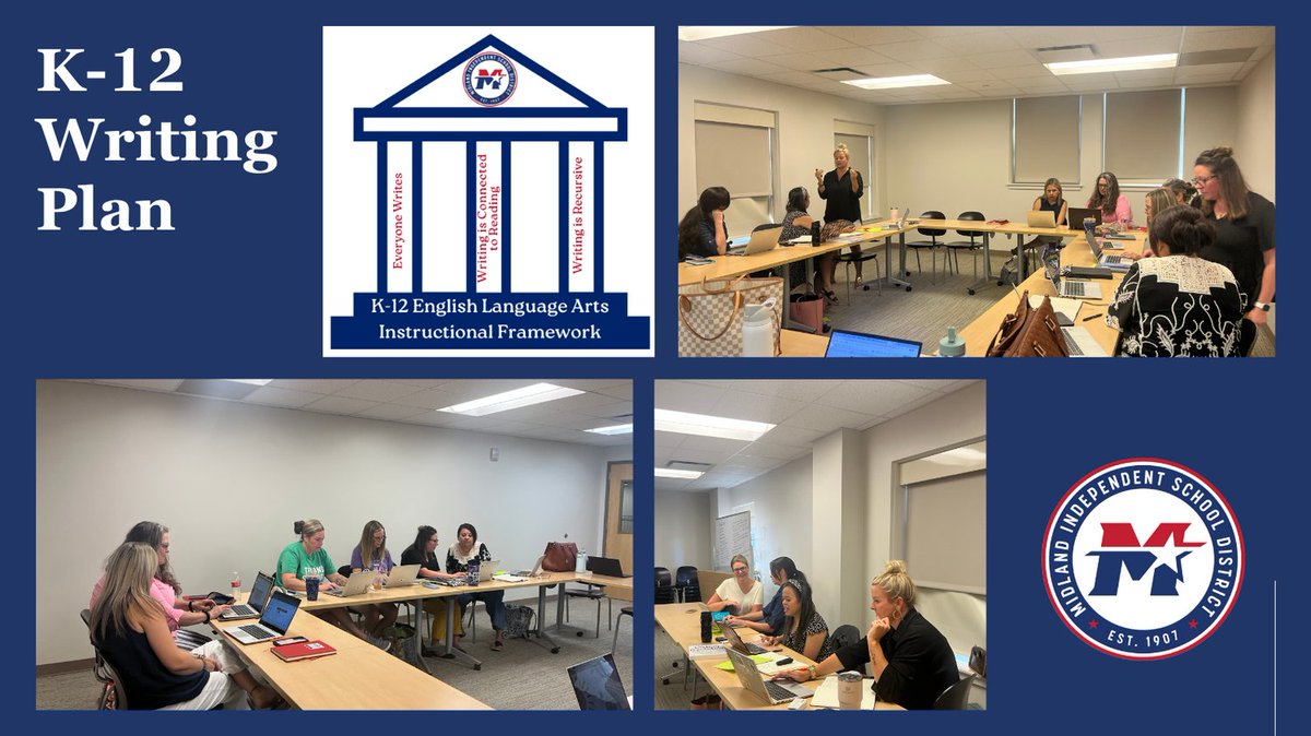 Kaylynn (@kaylynncook_) on Twitter photo Our K–12 teacher trainers gathered to prepare for the writing plan rollout—engaging in thoughtful prep, alignment, rehearsal, and feedback. Their dedication and collaboration are a powerful example of educational excellence.   #ExcellenceInAction #MISDProud Our K–12 teacher trainers gathered to prepare for the writing plan rollout—engaging in thoughtful prep, alignment, rehearsal, and feedback. Their dedication and collaboration are a powerful example of educational excellence.   #ExcellenceInAction #MISDProud