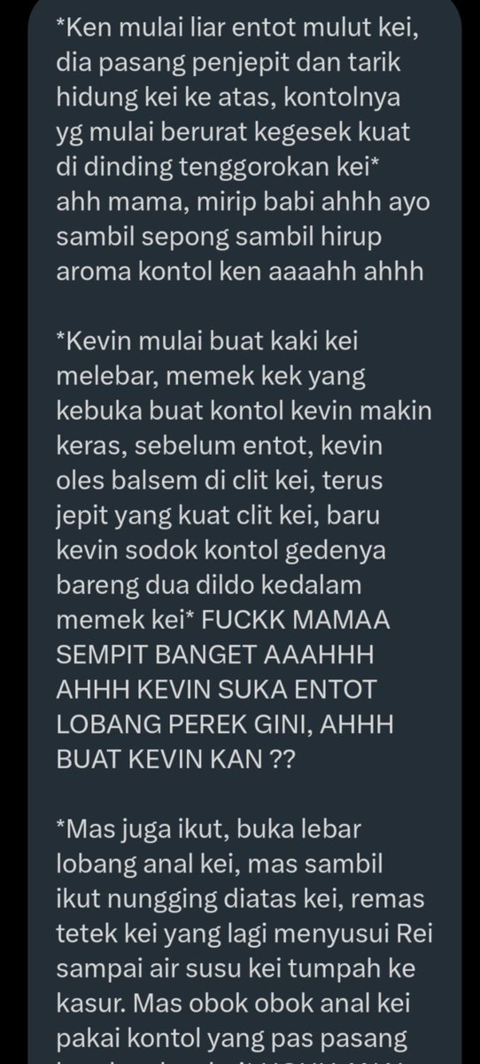 sluttykeii's tweet photo. KEII SUKAA BANGETT KALO KAYAK GINIIIIII 🥹 KENAPAAAA GADAAA YANG BISAAA KAYAK GINIII SIIIIIII KALO CHATSEX AAAAAAAAAAAA https://t.co/JtNG3y3mu7