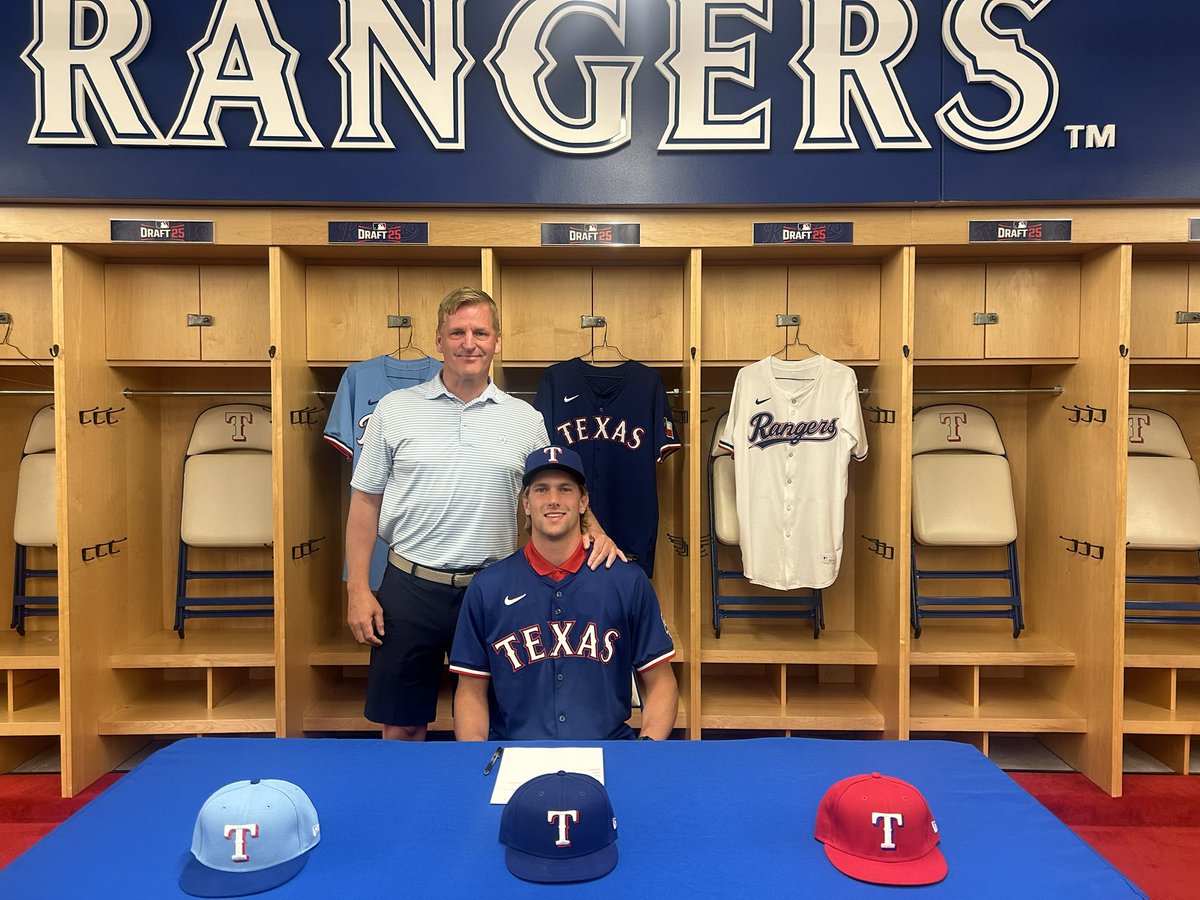 JackWheeler711's tweet image. Officially a Texas Ranger! ❤️💙@Rangers @TEXPlayerDev @WritingRangers