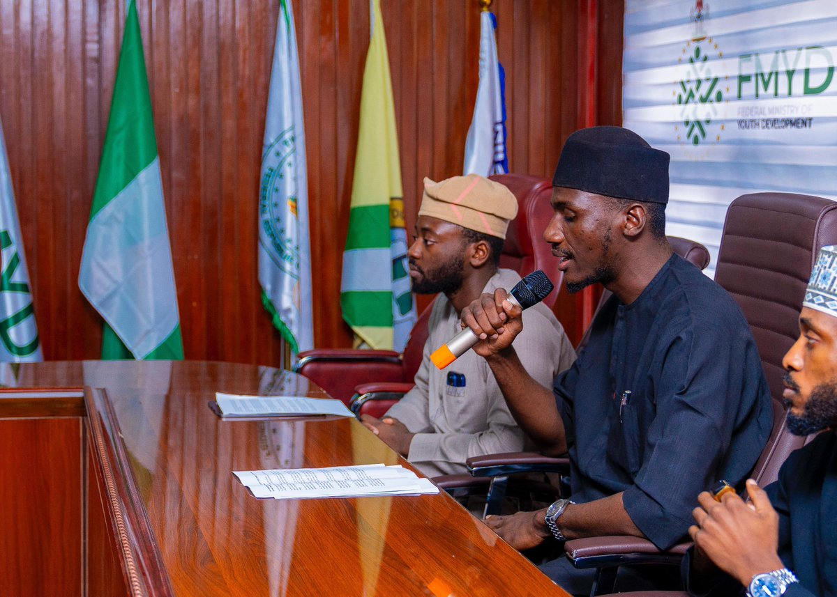 fmydNG's tweet image. Ministry of Youth Partners with SAMU Technology and RAN on Circular Economy Youth Initiative for Climate Action
In a significant move towards youth empowerment and climate resilience, the Honourable Minister of Youth Development, Comrade Ayodele Olawande, has inaugurated the…