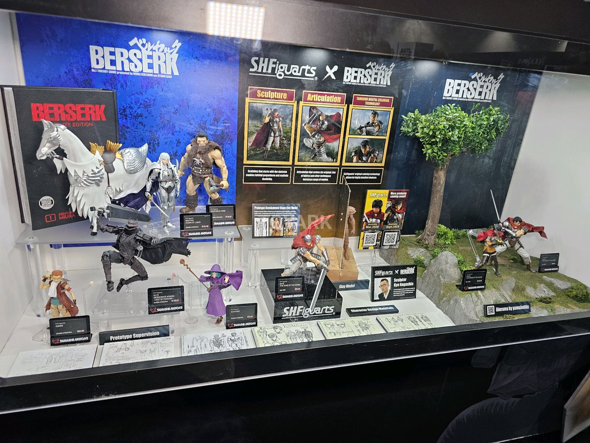 Toyark's tweet image. SDCC 2025 Tamashii Nations S.H. Figuarts Bezerk Guts toyark.com/2025/07/24/sdc… #toyark #actionfigures