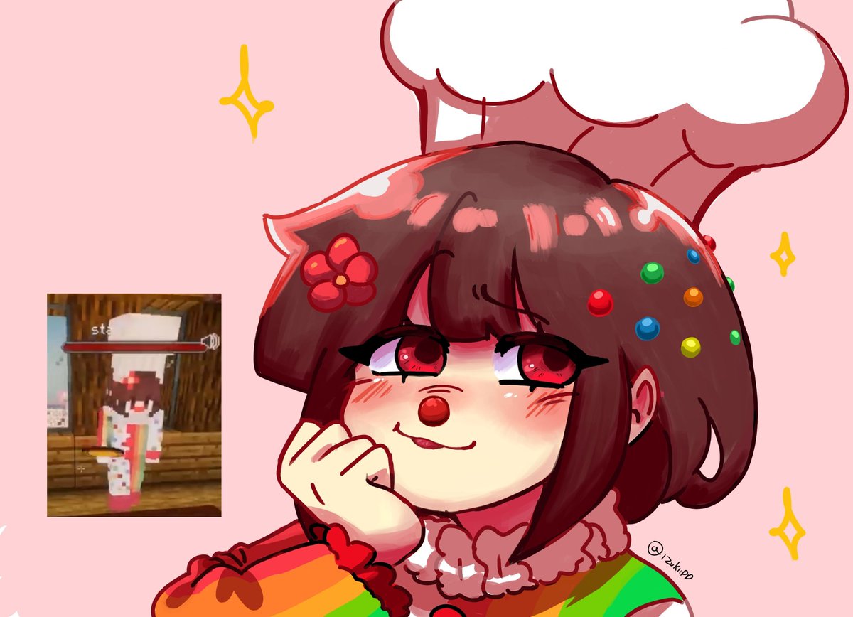 Izukiipp's tweet image. Hace mucho que no publicaba, así que les vengo a traer un dibujito :3
#starvtuberart #Minecraftsaga