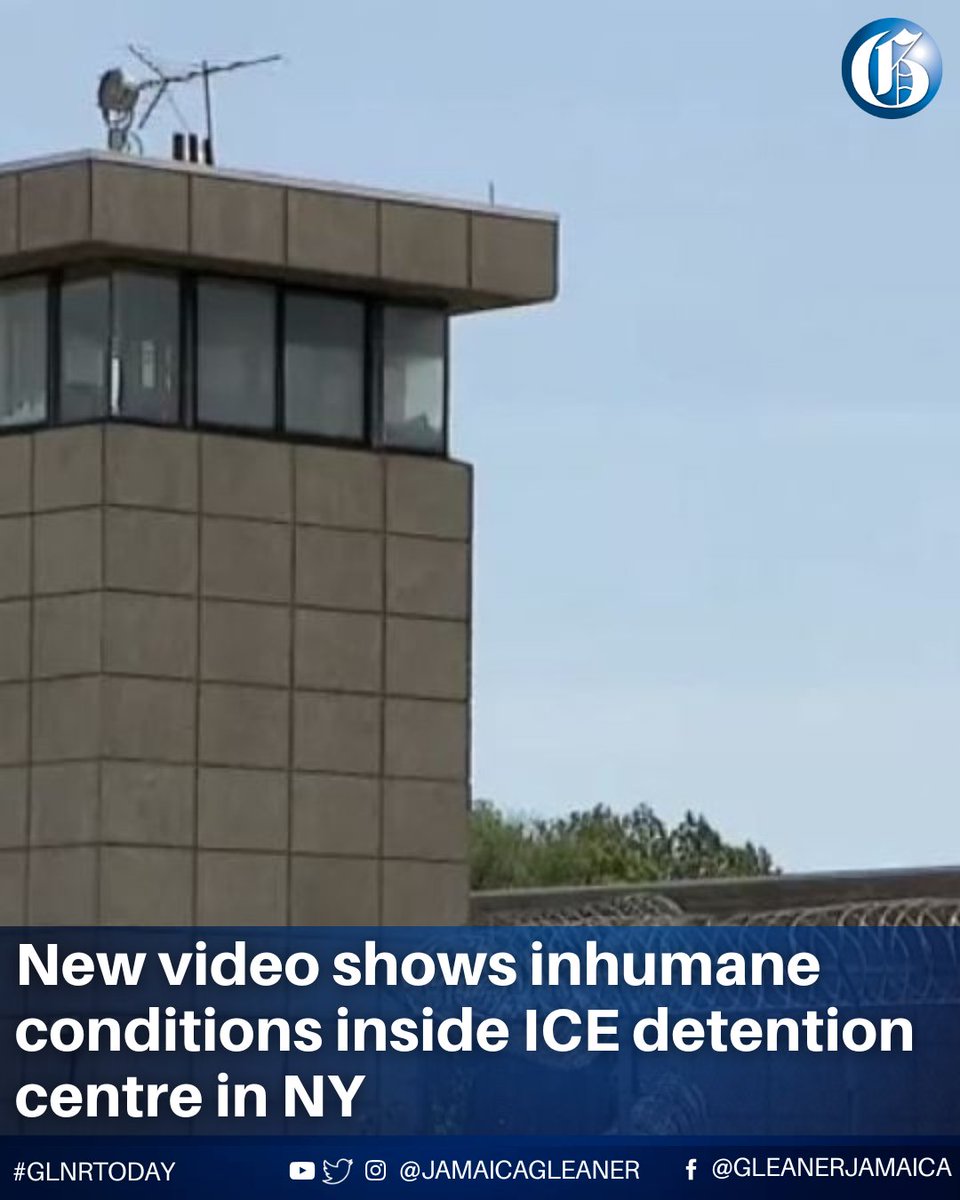 JamaicaGleaner's tweet image. The New York Immigration Coalition says that new video shows inhumane conditions inside a United States Immigration and Customs Enforcement detention centre at 26 Federal Plaza in lower Manhattan.
Read more: jamaica-gleaner.com/article/world-… #GLNRToday