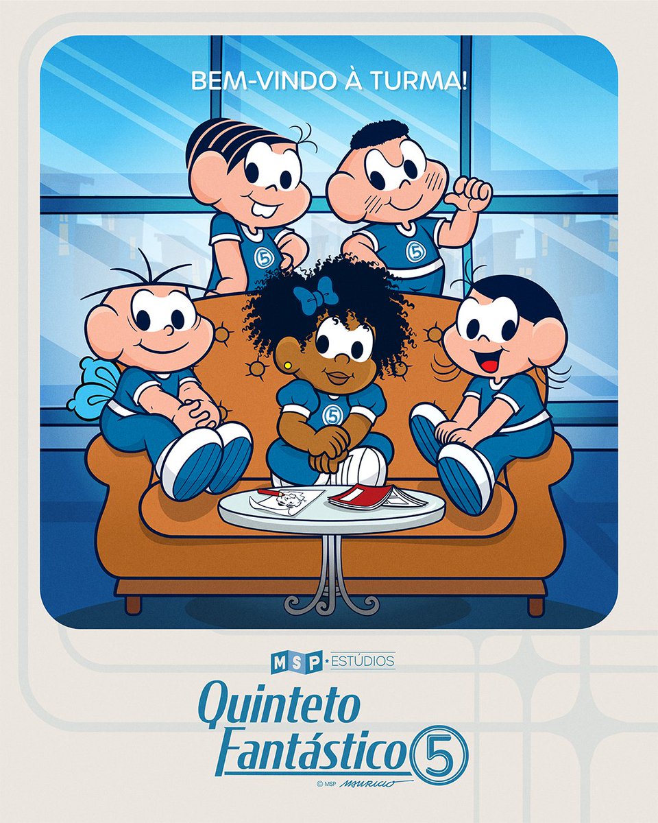 TurmadaMonica's tweet image. Do Bairro do Limoeiro direto pro multiverso! Antes dos grandes feitos vêm as grandes amizades. Com esse Quinteto Fantástico, tudo é possível 💥 #QuartetoFantástico