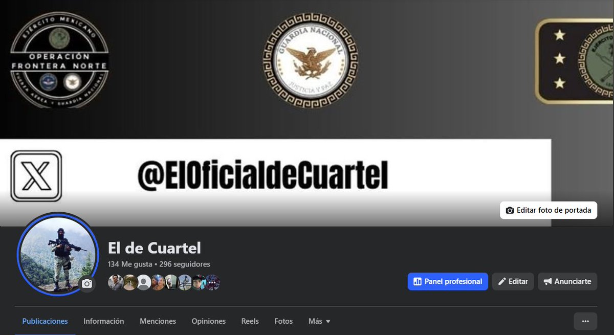 OfldeCuartel's tweet image. 🚨Novedades del Oficial de Cuartel🚨
En efecto ya tenemos pagina de "Facebook"
facebook.com/share/p/1FKKnv…
Entérate de noticias al momento, relevantes y de confianza.
Les manda saludos su increíble vecino el @OfldeCuartel
@Eco1_LVM @natsecboogie @aic_07 @GhalebKrame @VivoenMarte2