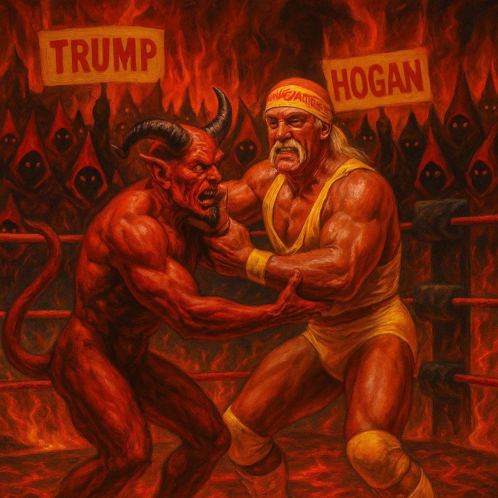 devonthekid86's tweet photo. R.i. H(ell) to a legendary hater. #HulkHogan https://t.co/uVon23r9Tg