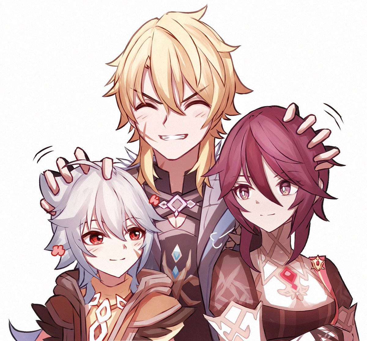 #Varka #Rosaria #Razor 
おかえり