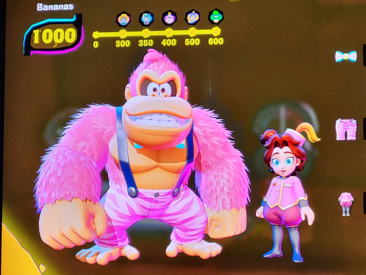 Snartles's tweet image. FINALLY 100% DK Bananza, got every record, banana, and fossil!! Such a peak game bro