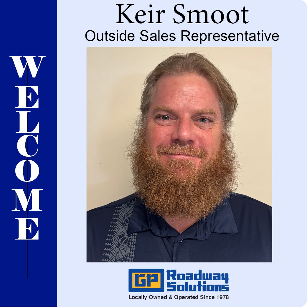 🚧 Meet Keir Smoot – Our New Outside Sales Rep! 🚧
We’re excited to welcome Keir Smoot to the G P Roadway Solutions Oahu team! With a strong commitment to health &amp; safety, Keir brings a passion for keeping our communities safe and our job sites compliant.