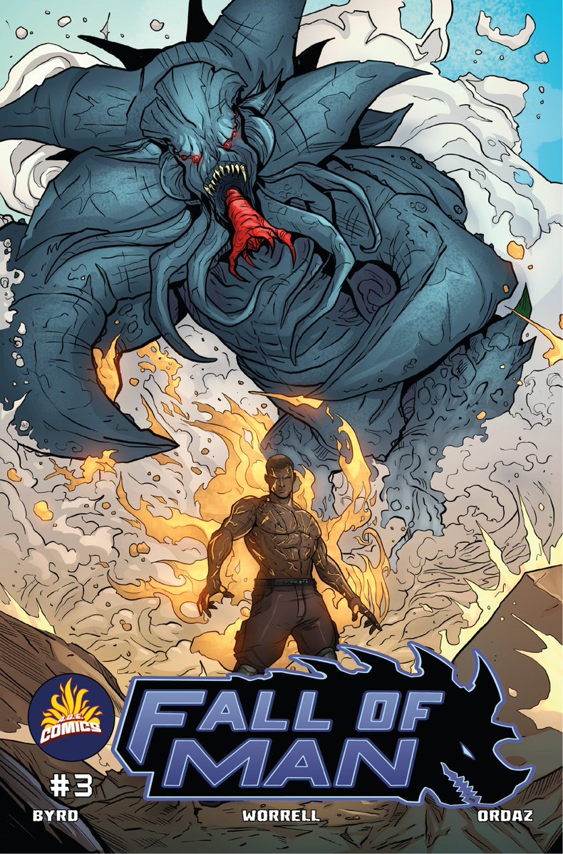 AGE_Comics_'s tweet image. It's finally here. The first new cover for Fall of Man #3, by interior artist Ben Worrell and colored by @mennyo
Tell all your friends. Sign up for the new chapter before it goes live:
mailchi.mp/c1bf454f55a4/f…