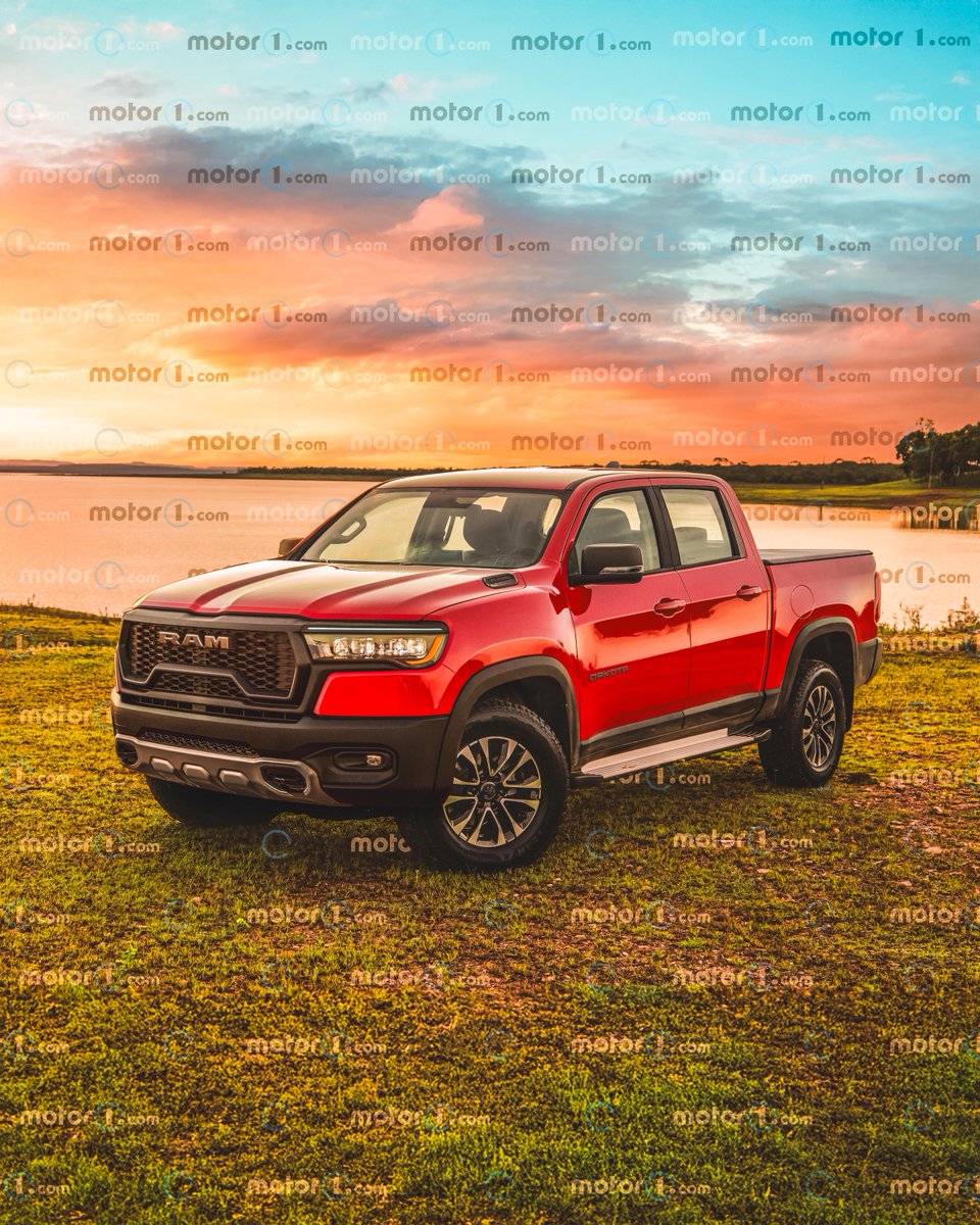 Motor1com's tweet image. Since the Dakota was discontinued in 2011, Ram hasn't had a mid-size pickup to compete with the Toyota Tacoma and Chevy Colorado.
But that's about to change. Everything we know about Ram's new truck: motor1.com/features/76686…