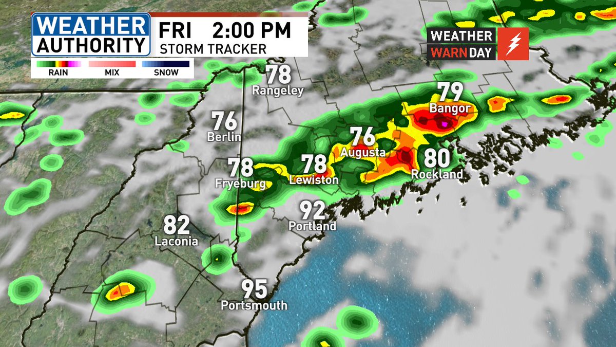 A line of showers and storms are likely on Friday. A weather warn is in place as there is a low-end threat for a severe storm or two.

This is not expected to be a major event with damaging wind gusts as the primary threat. The timing of these storms should be from 11 AM-5 PM.