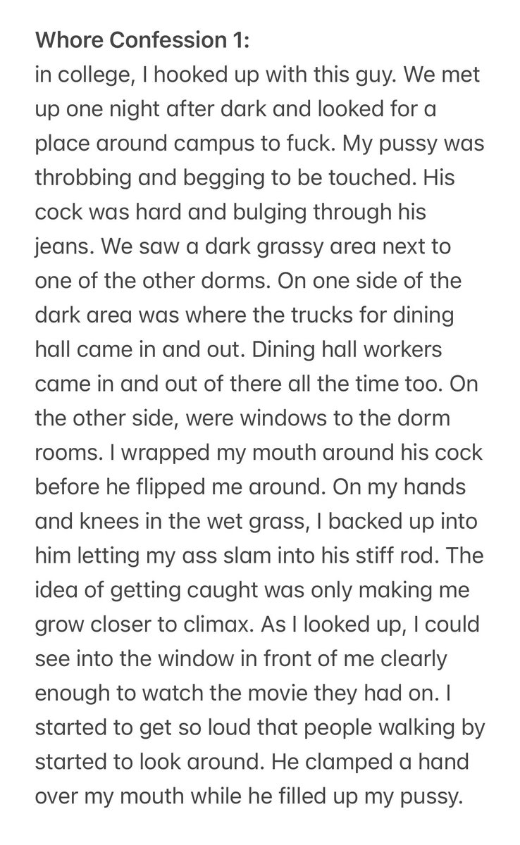angelsplace1998's tweet photo. whore confessions 🤫 https://t.co/L98we49lDi